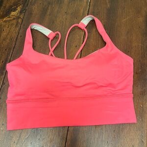 size 6 pink lululemon sports bra